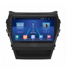 Штатная магнитола Lesko для Hyundai Santa Fe III Рестайлинг 2015-2018 экран 9" 2/32Gb 4G Wi-Fi GPS Top