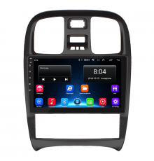 Штатная магнитола Lesko для Hyundai Sonata IV (EF) Рестайлинг 2001-2012 экран 9" 2/32Gb Wi-Fi GPS Base