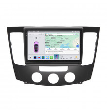 Штатная магнитола Lesko для Hyundai Sonata V (NF) Manual AC 2008-2010 экран 9" 4/64 QLED CarPlay 4G Wi-Fi GPS 360 Prime