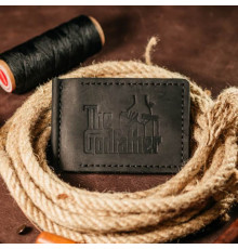 Затискач для грошей чорний Хрещений батько