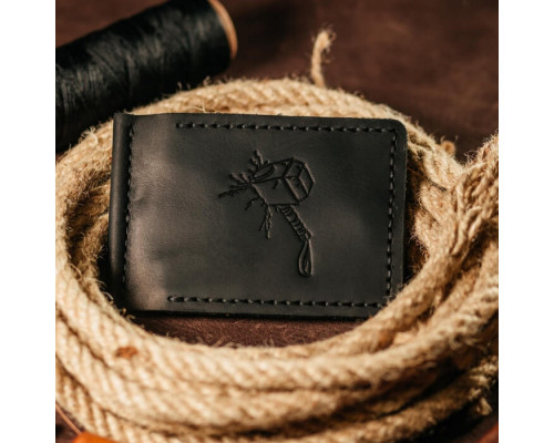 Затискач для грошей чорний Молот