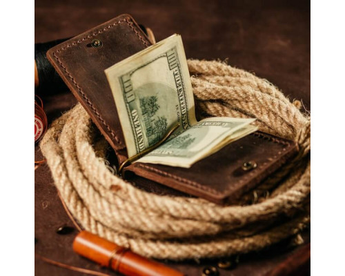 Затискач для грошей коричневий Капітан Америка