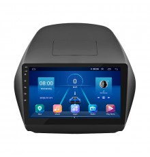 Штатная магнитола Lesko для Hyundai Tucson II 2009-2015 экран 10" 6/128Gb 4G Wi-Fi GPS Top