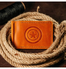 Затискач для грошей рудий Капітан Америка