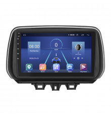 Штатная магнитола Lesko для Hyundai Tucson III Рестайлинг 2018-2021 экран 10" 4/32Gb 4G Wi-Fi GPS Top