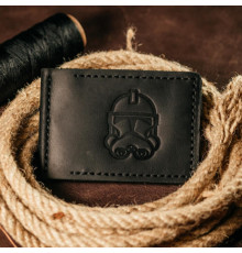 Затискач для грошей чорний Клон