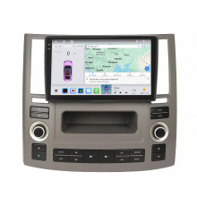 Штатная магнитола Lesko для Infiniti FX I (S50) Рестайлинг 2006-2009 экран 9" 4/64 QLED CarPlay 4G Wi-Fi GPS 360 Prime