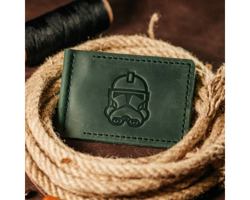 Затискач для грошей зелений Клон