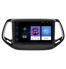 Штатная магнитола Lesko для Jeep Compass II 2017-н.в. экран 10" 1/16Gb Wi-Fi GPS Base