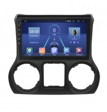 Штатная магнитола Lesko для Jeep Wrangler III (JK) 2007-2018 экран 10" 6/128Gb 4G Wi-Fi GPS Top