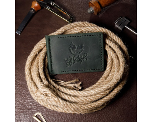 Затискач для грошей зелений Джокер