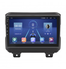 Штатная магнитола Lesko для Jeep Wrangler IV (JL) 2017-н.в. экран 9" 6/128Gb 4G Wi-Fi GPS Top
