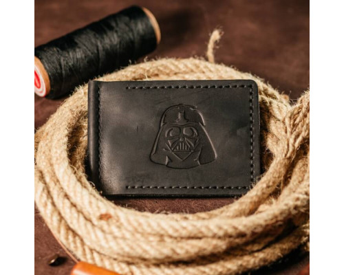 Затискач для грошей чорний Вейдер