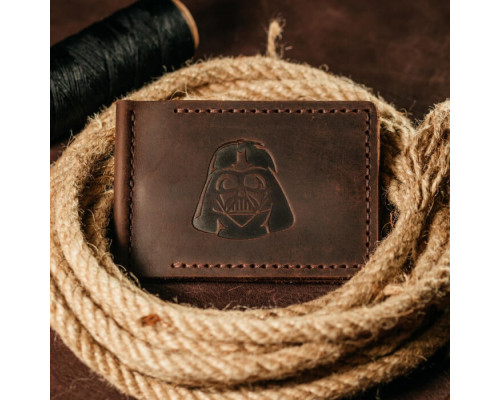 Затискач для грошей коричневий Вейдер