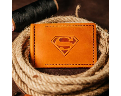 Затискач для грошей рудий Superman