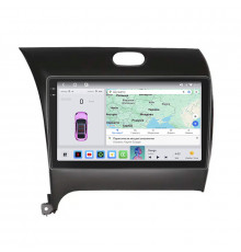 Штатная магнитола Lesko для Kia Forte II 2013-2016 экран 9" 4/64 QLED CarPlay 4G Wi-Fi GPS 360 Prime