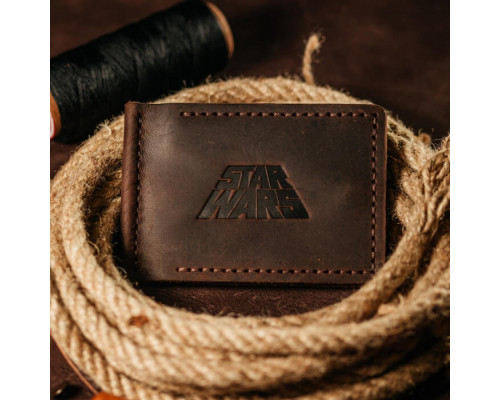 Затискач для грошей коричневий Star Wars