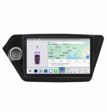 Штатная магнитола Lesko для Kia K2 III (QB) 2011-2017 экран 9" 4/64 QLED CarPlay 4G Wi-Fi GPS 360 Prime