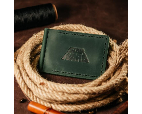 Затискач для грошей зелений Star wars
