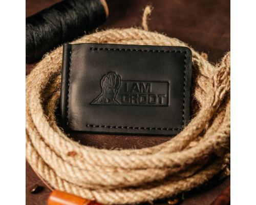 Затискач для грошей чорний Groot