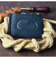 Затискач для грошей чорний Бетмен