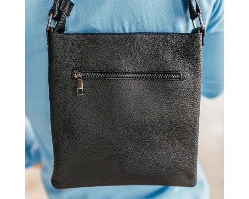 Чоловіча шкіряна сумка через плече Chicago