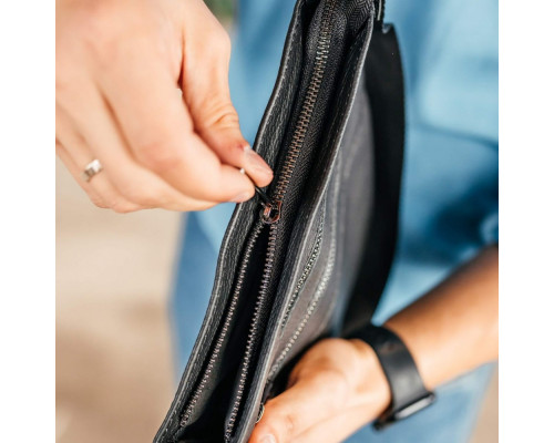 Чоловіча шкіряна сумка через плече Chicago