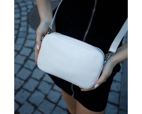 Жіноча сумка Париж біла