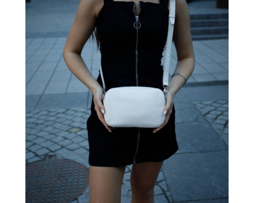 Жіноча сумка Париж біла