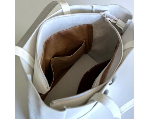 Жіноча сумка Юта біла