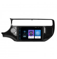 Штатная магнитола Lesko для Kia Rio III Рестайлинг 2015-2017 экран 9" 1/16Gb Wi-Fi GPS Base