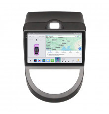 Штатная магнитола Lesko для Kia Soul I 2008-2011 экран 9" 4/64 QLED CarPlay 4G Wi-Fi GPS 360 Prime