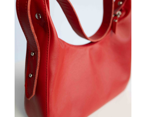 Жіноча сумка Айова червона глянець