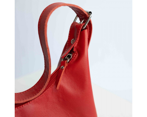 Жіноча сумка Айова червона глянець