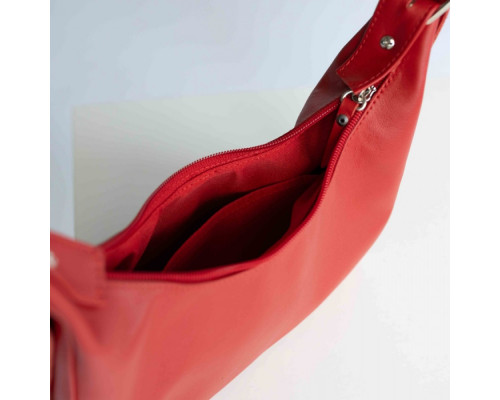 Жіноча сумка Айова червона глянець