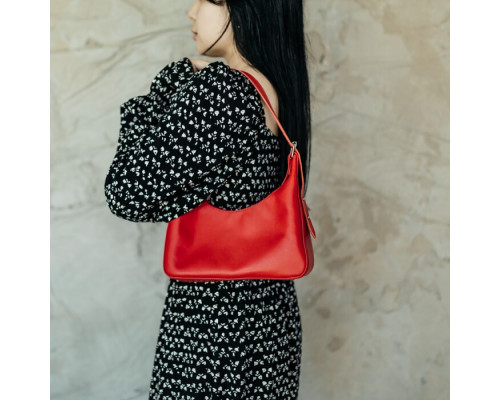 Жіноча сумка Айова червона глянець