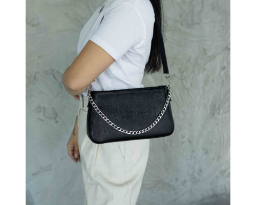 Жіноча сумка Вірджинія чорна