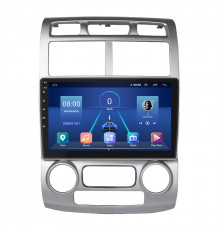 Штатная магнитола Lesko для Kia Sportage II 2004-2008 экран 9" 2/32Gb 4G Wi-Fi GPS Top