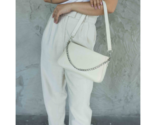 Жіноча сумка Вірджинія бежева