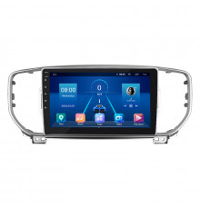 Штатная магнитола Lesko для Kia Sportage IV Рестайлинг 2018-н.в. экран 9" 2/32Gb 4G Wi-Fi GPS Top