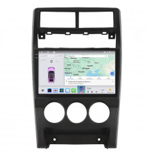 Штатная магнитола Lesko для LADA (ВАЗ) Priora I Рестайлинг 2013-2018 экран 9" 4/64 QLED CarPlay 4G Wi-Fi GPS 360 Prime