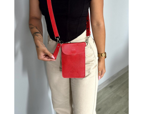 Жіноча сумка Колібрі червона