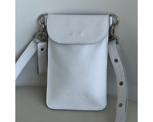 Жіноча сумка Колібрі біла