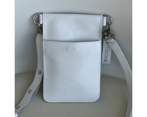 Жіноча сумка Колібрі біла