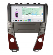 Штатная магнитола Lesko для Lexus ES V 2006-2009 экран 9" 4/64 QLED CarPlay 4G Wi-Fi GPS 360 Prime