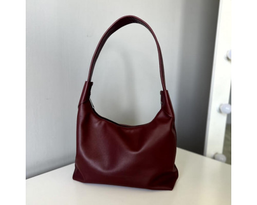 Жіноча сумка Аляска бургунді глянець