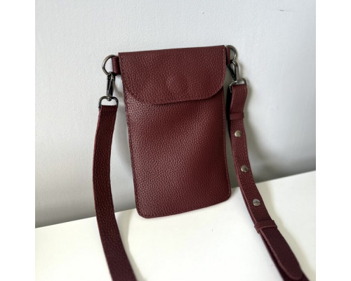 Жіноча сумка Колібрі бургунді