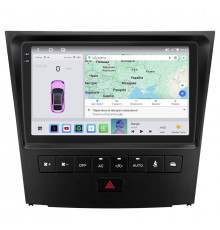 Штатная магнитола Lesko для Lexus GS III Рестайлинг 2007-2011 экран 9" 4/64 QLED CarPlay 4G Wi-Fi GPS 360 Prime
