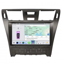 Штатная магнитола Lesko для Lexus LS IV Рестайлинг 2009-2012 экран 10" 4/64 QLED CarPlay 4G Wi-Fi GPS 360 Prime