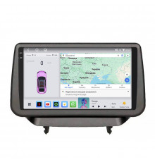 Штатная магнитола Lesko для Mazda 2 III (DJ) 2014-2019 экран 9" 4/64 QLED CarPlay 4G Wi-Fi GPS 360 Prime